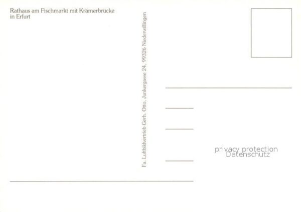 Erfurt Fliegeraufnahme Rathaus Fischmarkt Kräm – Bild 2