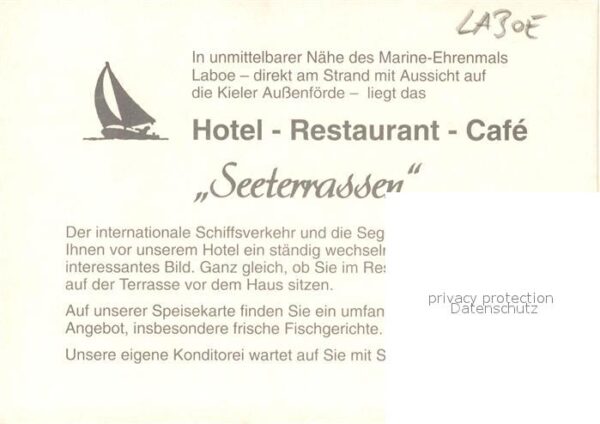 Laboe Hotel Restaurant Cafe Seeterrassen – Bild 2