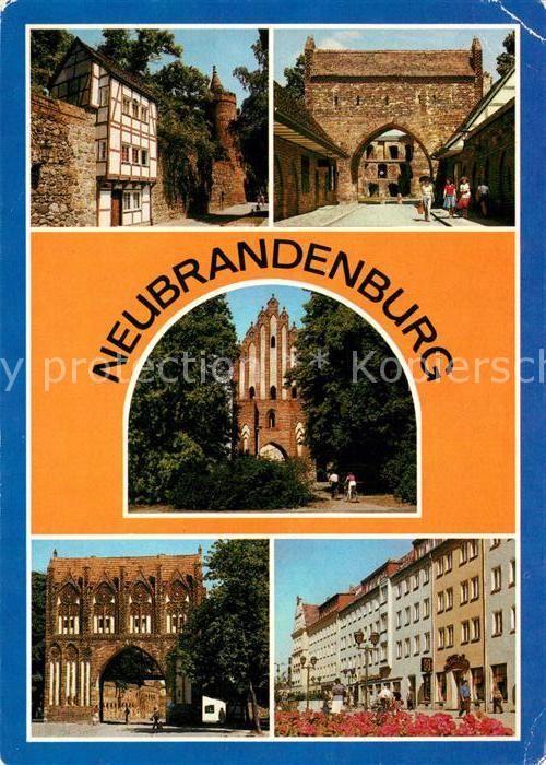 Neubrandenburg Wiekhaus Fankelturm Friedländer Tor Neu