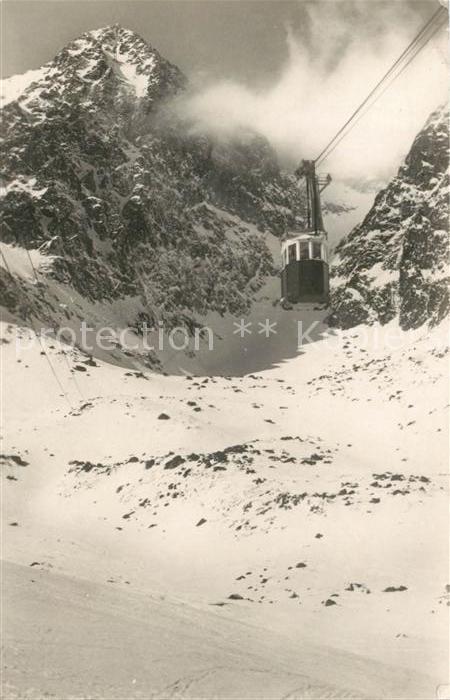 Seilbahn Vysoke Tatry Lanovka na Lomnicky Stit