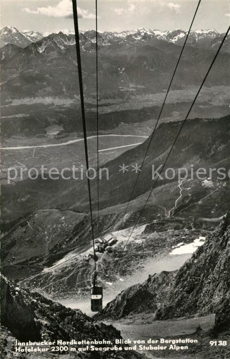 Seilbahn Innsbrucker Nordkettenbahn Seegrube Stu