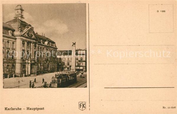 Strassenbahn Karlsruhe Hauptpost