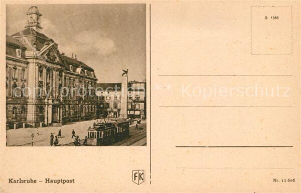 Strassenbahn Karlsruhe Hauptpost