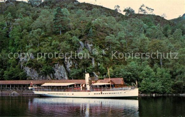 Schiffe Ships Navires Sir Walter Scott Trossachs Pier