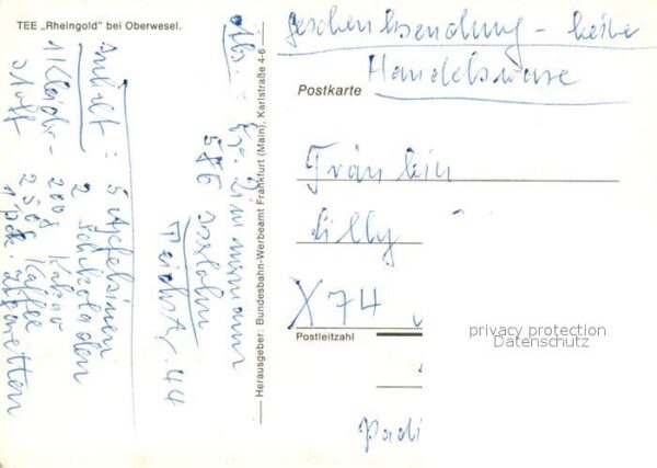 Eisenbahn TEE Rheingold Oberwesel – Bild 2