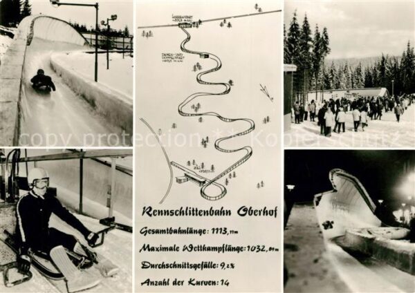 Bobsport Rennschlittenbahn Oberhof