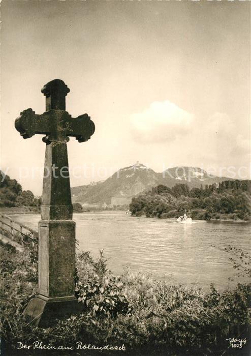 Foto Popp Nr. 1605 Rhein am Rolandseck