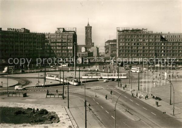 Strassenbahn Berlin Alexanderplatz