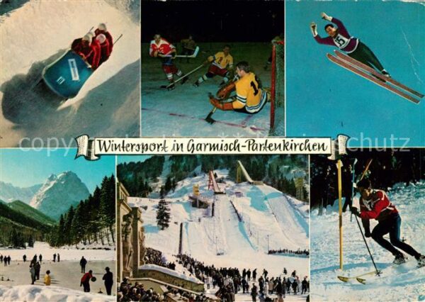 Wintersport Garmisch-Partenkirchen Skispringen Eish