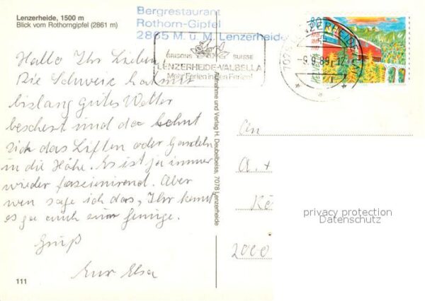 Seilbahn Lenzerheide Rothorngipfel – Bild 2