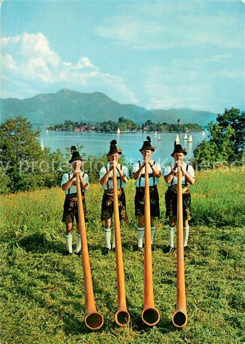 Alphorn Chiemsee Alphornbläser Fraueninsel