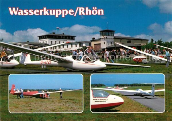 Segelflug Gliding Vol-Voile Vuolo-a-Vela Wasserkuppe Rhön Segelflugschule