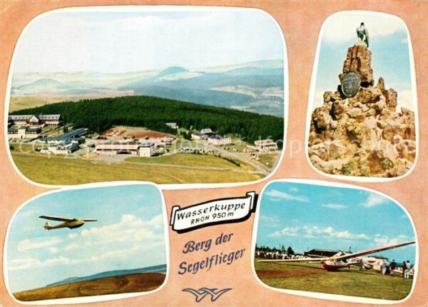 Segelflug Gliding Vol-Voile Vuolo-a-Vela Wasserkuppe Fliegerdenkmal