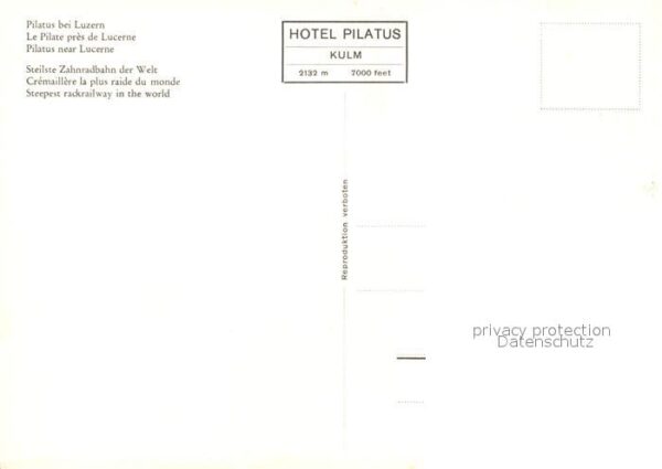 Zahnradbahn Pilatus Luzern – Bild 2