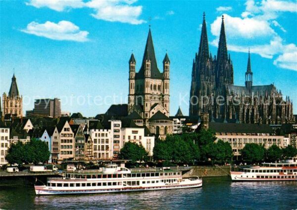 Motorschiffe Köln St. Martin Dom