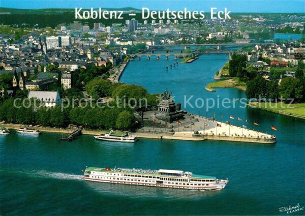 Motorschiffe Koblenz am Rhein Mosel Deutsches Eck Fl