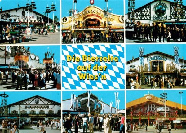 Oktoberfest München Bierzelte Schottenhamel Löwenbr