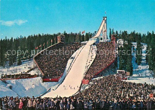 Ski-Flugschanze Oslo Norway Holmenkollbakken