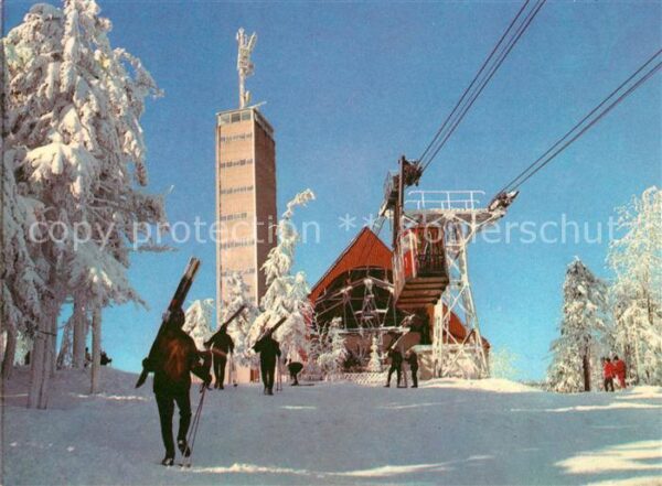 Seilbahn Fichtelberg Bergstation Oberwiesenthal