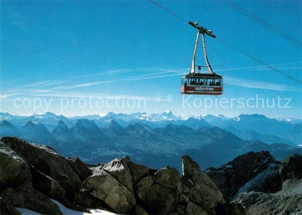 Seilbahn Säntis Churfirsten