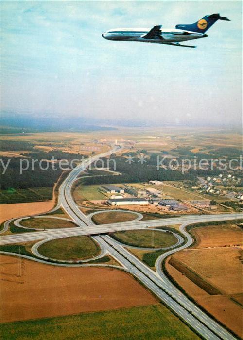 Lufthansa Flughafen Köln Bonn Autobahnkreuz