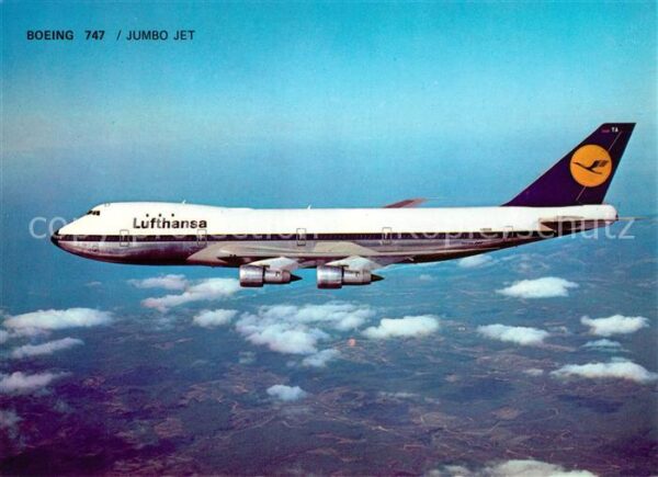 Lufthansa Boeing 747 Jumbo Jet