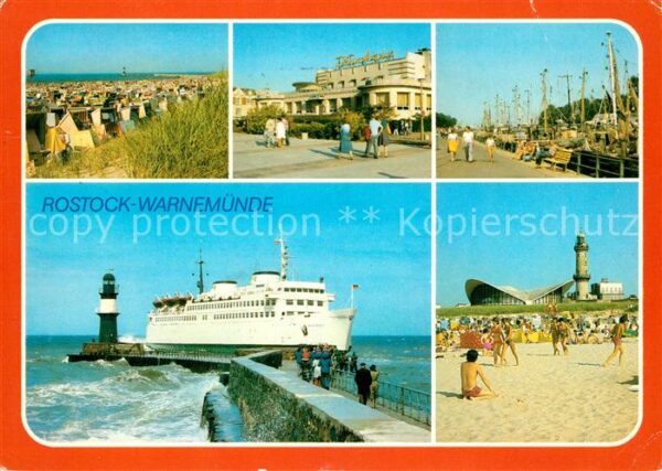 Schiffe Ships Navires Rostock Warnemünde Strand Kurhaus Mole