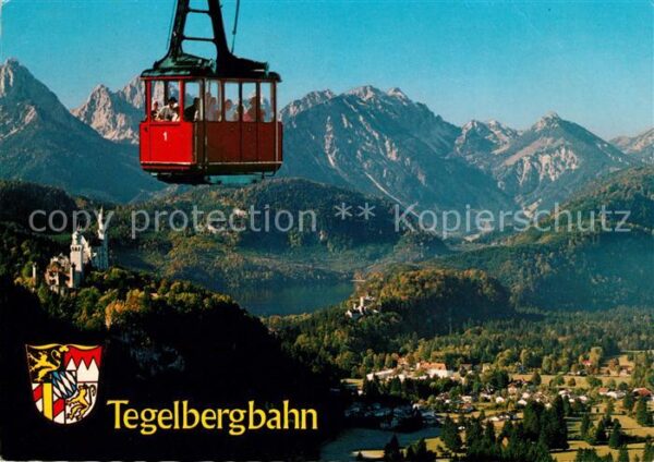 Seilbahn Tegelberg Königsschlösser Alpsee
