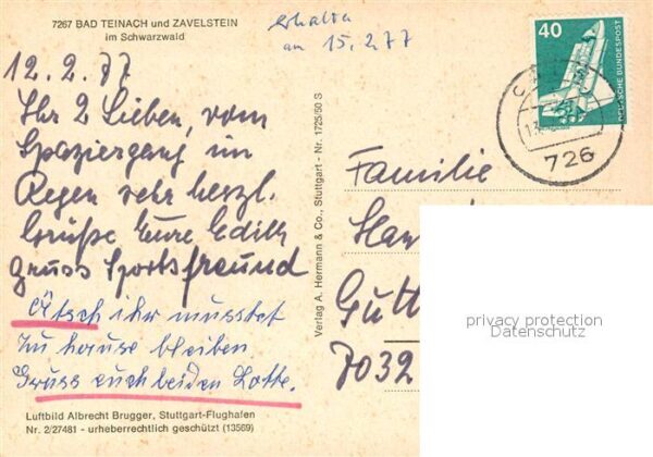 Bad Teinach-Zavelstein Fliegeraufnahme – Bild 2