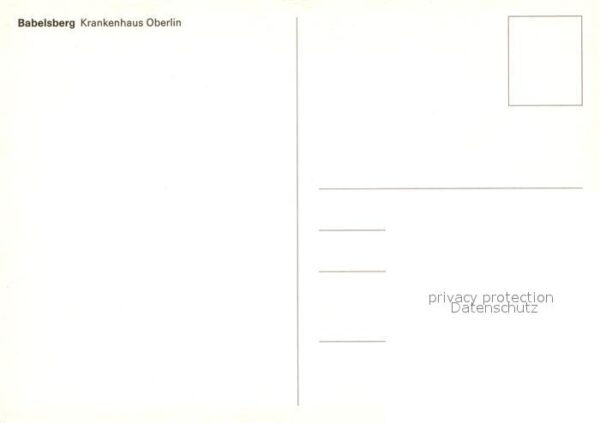 Babelsberg Krankenhaus Oberlin – Bild 2