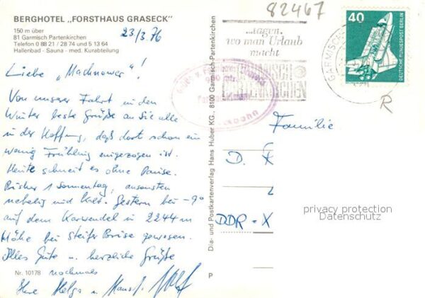 Garmisch-Partenkirchen Berghotel Forsthaus Graseck – Bild 2