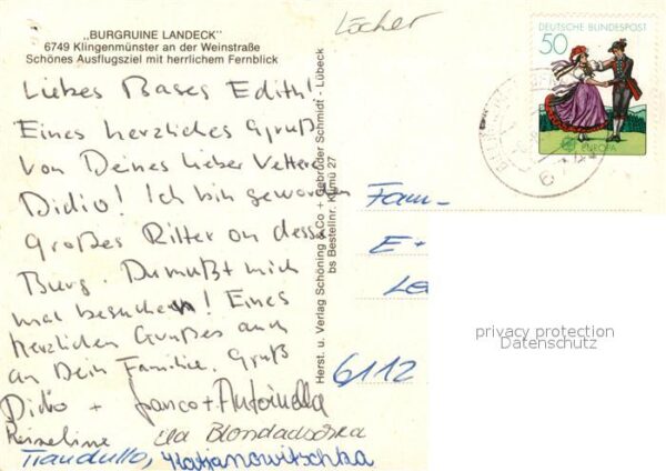 Klingenmuenster Burgruine Landeck – Bild 2