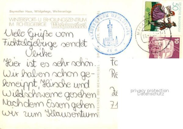 Mehlmeisel Bayreuther Haus Wildgehege Weiheranlage – Bild 2