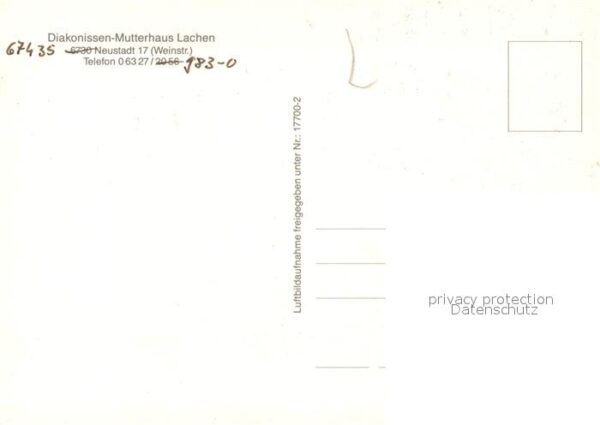 Neustadt Haardt Diakonissen-Mutterhaus Lachen – Bild 2