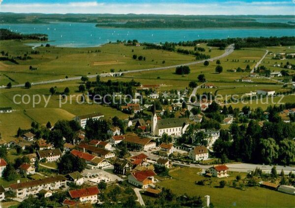 Bernau Chiemsee Fliegeraufnahme