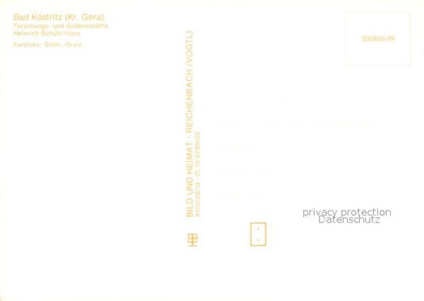 Bad Koestritz Forschungs- Gedenkstätte Heinrich-Schüt – Bild 2