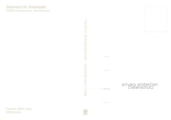 Sitzendorf Thueringen Erholungsheim Max Kirchner – Bild 2