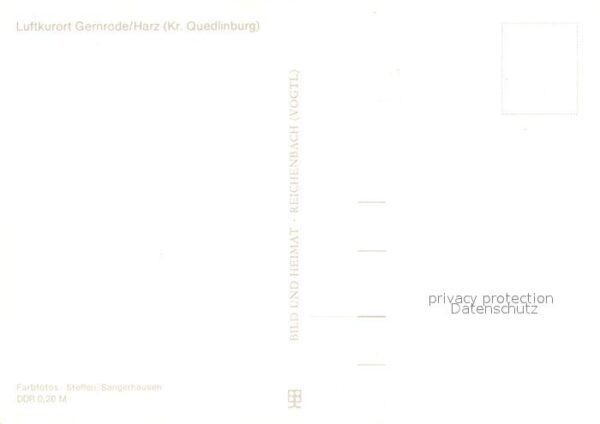 Gernrode Harz Erholungsheim Fritz Heckert – Bild 2