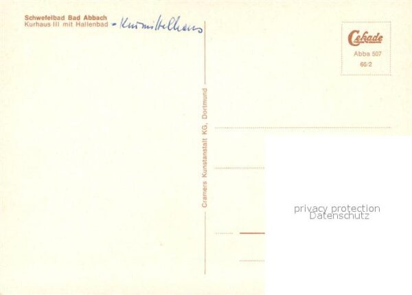 Bad Abbach Schwefelbad Kurhaus III – Bild 2