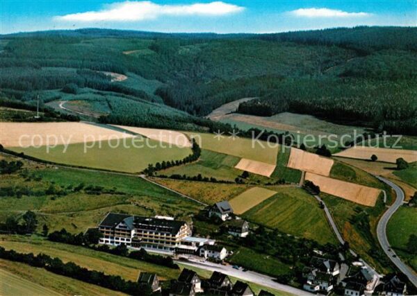 Schmallenberg Fliegeraufnahme Gasthof Droste Grafscha