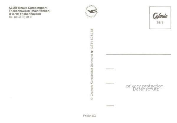 Frickenhausen Main AZUR Knaus Campingplatz – Bild 2