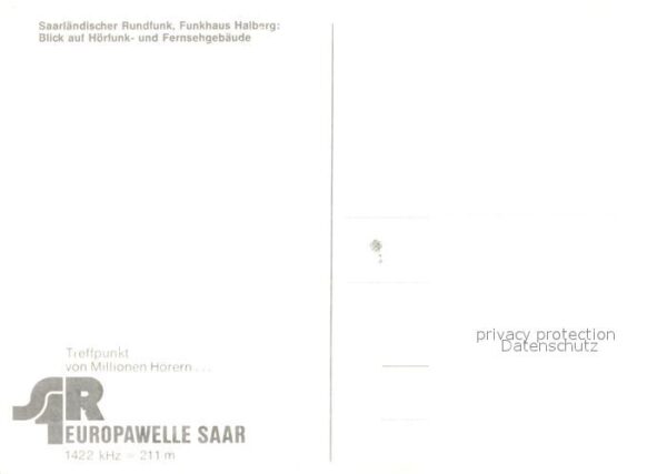 Saarbruecken Funkhaus Halberg Hörfunk- Fernsehgebäud – Bild 2