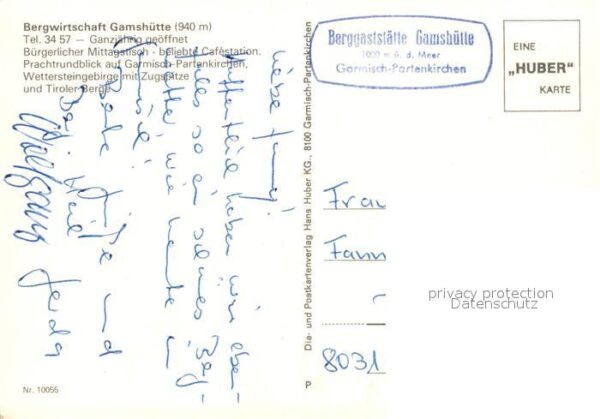 Garmisch-Partenkirchen Berwirtschaft Gamshütte – Bild 2