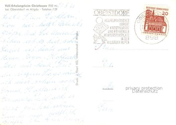 Oberstdorf Erholungsheim Christlessee – Bild 2