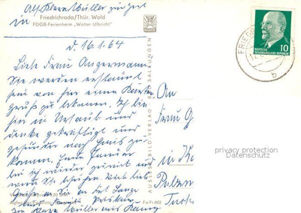 Friedrichroda Ferienheim Walter Ulbricht – Bild 2