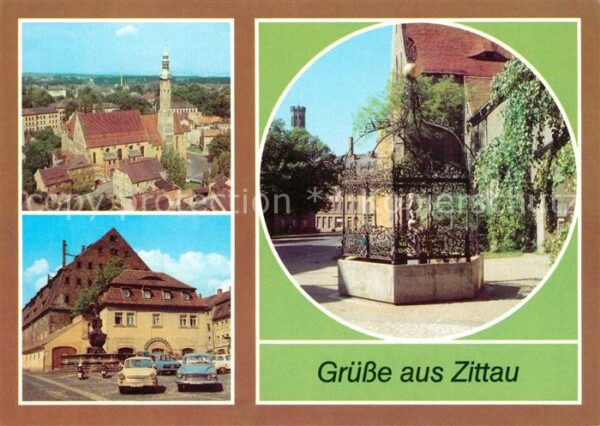 Zittau Klosterkirche Samariterinnenbrunnen Grü