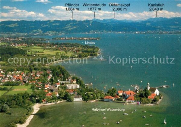 Wasserburg Bodensee Fliegeraufnahme Lindau Didamskopf Kanis
