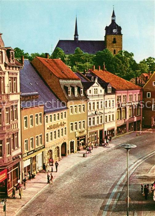 Mittweida Markt Stadtkirche