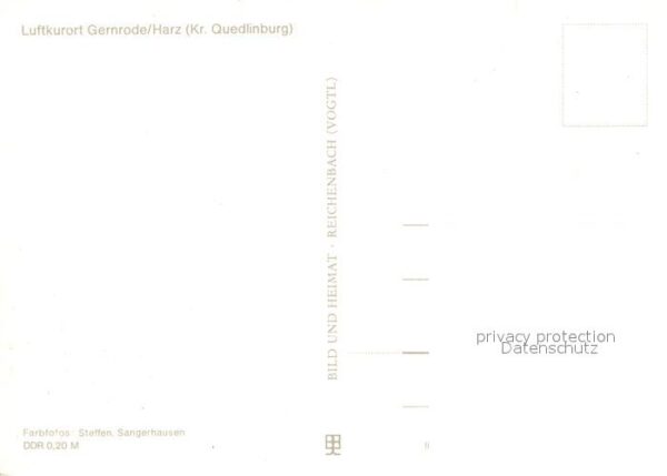 Gernrode Harz Erholungsheim Fritz Heckert – Bild 2
