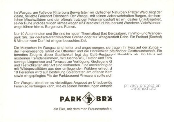 Erlenbach Dahn Park Bräu – Bild 2